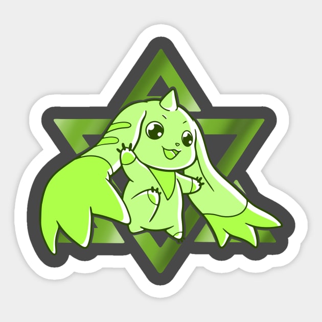 Terriermon Sticker by MEArtworks